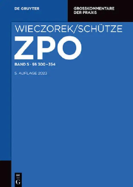 §§ 300-354 by Rolf a. Schütze