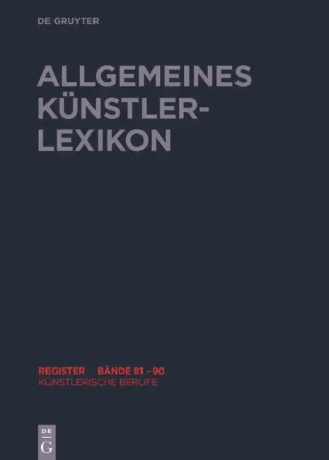 Kunstlerische Berufe by Günter (CRT)/ Beyer, Andreas (EDT)/ Savoy, Bénédicte (EDT)/ Tegethoff, Wolf (EDT) Meißner