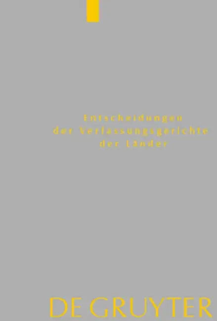 Baden-Wurttemberg, Berlin, Brandenburg, Bremen, Hamburg, Hessen, Mecklenburg-Vorpommern, Niedersachsen, Saarland, Sachsen, Sachsen-Anhalt, Schleswig-H by Von Den Mitgliedern Der Gerichte