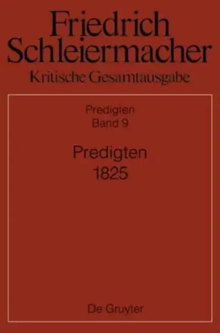Predigten 1825 by Kirsten Maria Christine Kunz, Brinja Maria Bauer
