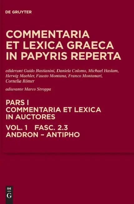 Andron, Antimachus, Antiphon by Elena Esposito, Maria Rosaria Falivene, Antonietta Porro