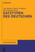 Satztypen Des Deutschen by Jorg (EDT)/ Steinbach, Markus (EDT)/ Altmann, Hans (EDT) Meibauer
