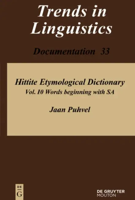 Words Beginning with Sa by Jaan Puhvel
