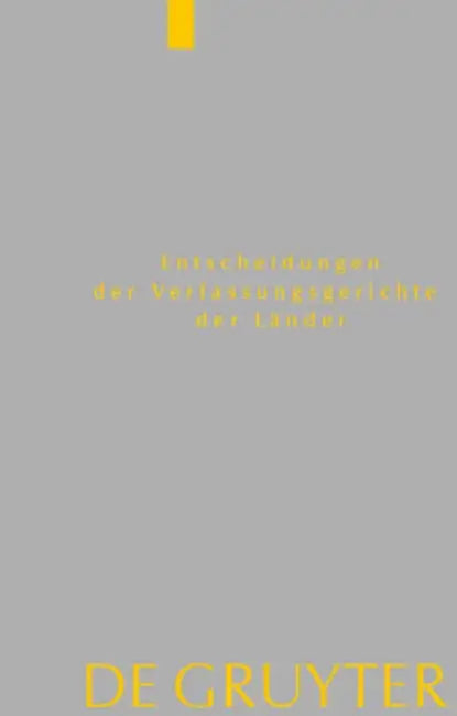 Baden-Wurttemberg, Berlin, Brandenburg, Bremen, Hamburg, Hessen, Mecklenburg-Vorpommern, Niedersachsen, Saarland, Sachsen, Sachsen-Anhalt, Schleswig-H by Von Den Mitgliedern Der Gerichte
