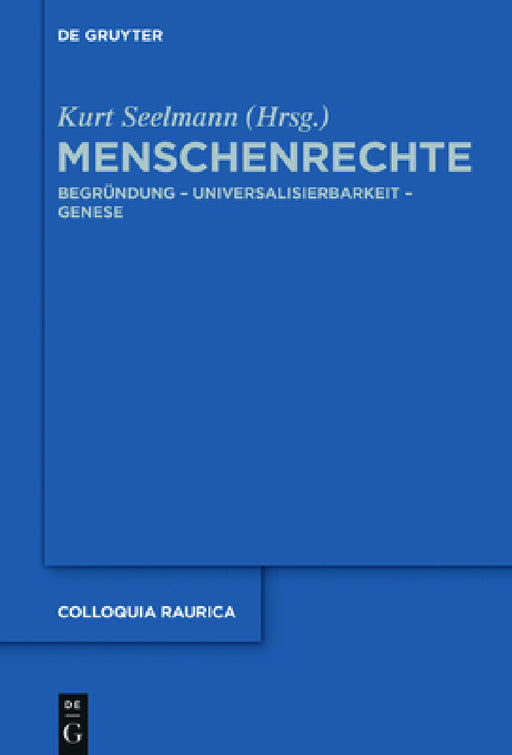 Menschenrechte by Kurt Seelmann