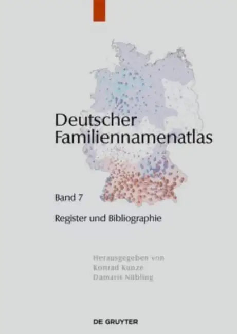 Verzeichnisse, Register, Literatur by Kathrin/ Kunze, Konrad (EDT)/ Nübling, Damaris (EDT) Dra¨ger
