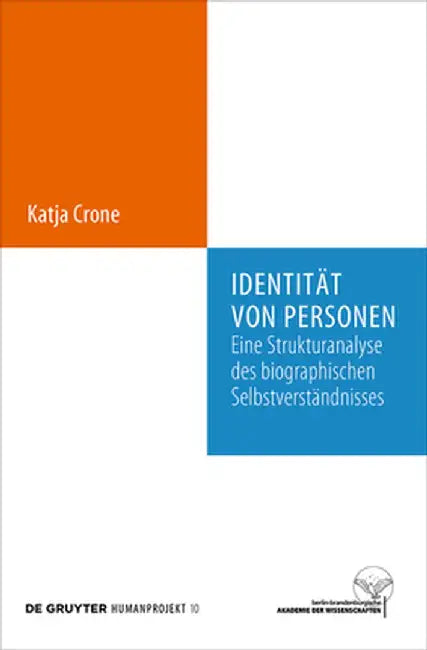 Identität Von Personen by Katja Crone