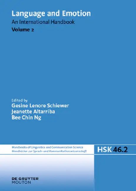 Language and Emotion. Volume 2 by Gesine Lenore Schiewer
