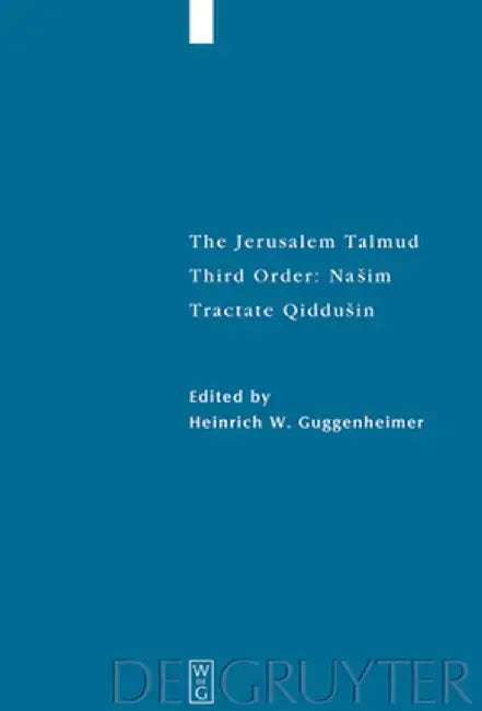 Tractate Qiddusin by Heinrich W. Guggenheimer