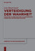Verteidigung der Wahrheit by Lars Röser-Israel