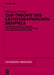 Zur Theorie Des Lexikographischen Beispiels: Die Beispielangaben in Der Ein- Und Zweisprachigen Pädagogischen Lexikographie Des Deutschen by Khrystyna Lettner