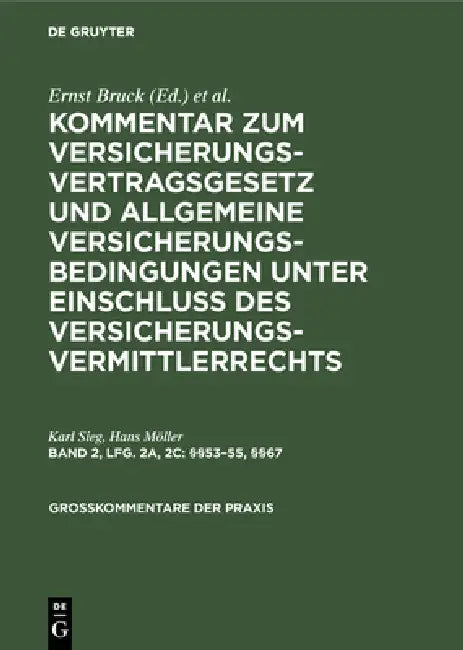 §§53-55, §§67 by Karl Sieg, Hans Möller