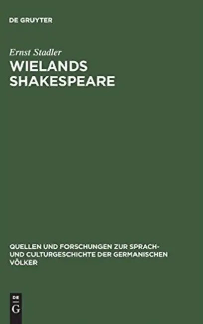 Wielands Shakespeare by Ernst Stadler