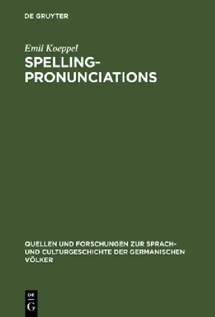 Spelling-pronunciations by Emil Koeppel