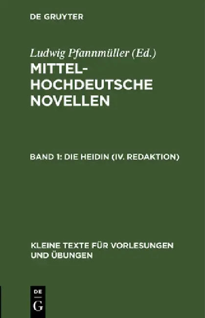 Die Heidin (IV. Redaktion) by Ludwig Pfannmüller