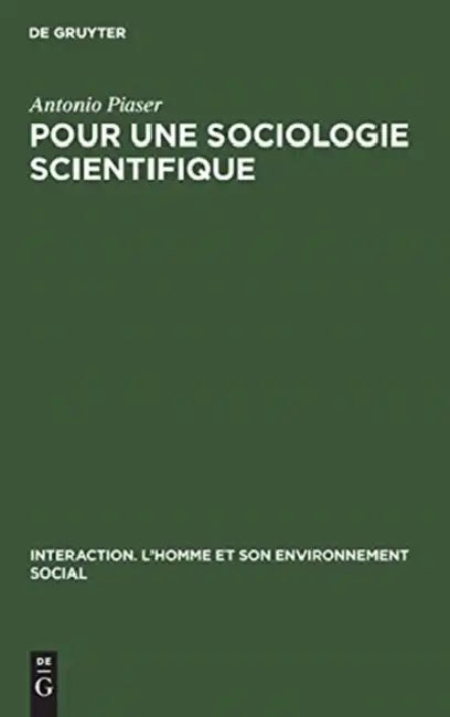 Pour une sociologie scientifique by Antonio Piaser, J. Ladrièr