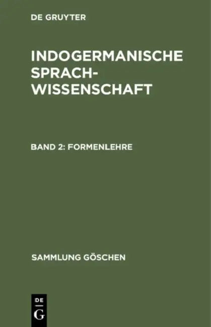 Formenlehre by Hans Krahe