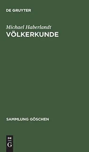 Völkerkunde by Michael Haberlandt