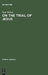 On the Trial of Jesus by Paul Winter
