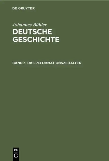 Das Reformationszeitalter by Johannes Bühler