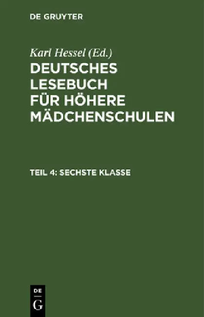 Sechste Klasse by Karl Hessel