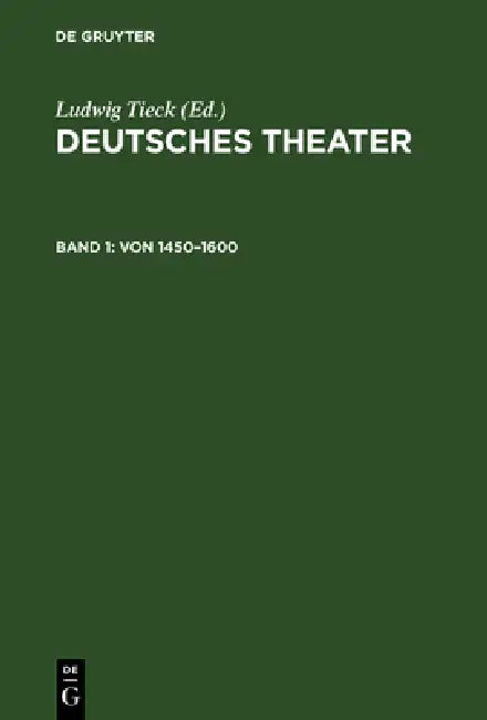 Von 1450-1600 by Ludwig Tieck