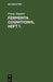 Fermenta Cognitionis, Heft 1. by Franz Baader