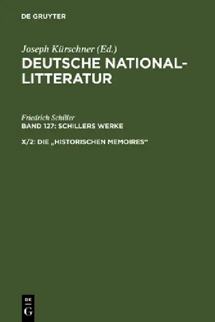 Die "historischen Memoires" by Robert Boxberger