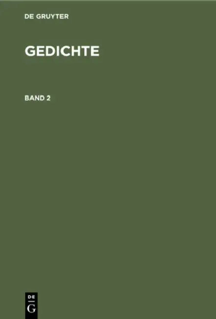 Gedichte. Band 2 by Friedrich Haug