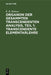 Organon Der Gesammten Transcendenten Analysis, Teil 1: Transcendente Elementarlehre by E. H. Dirksen