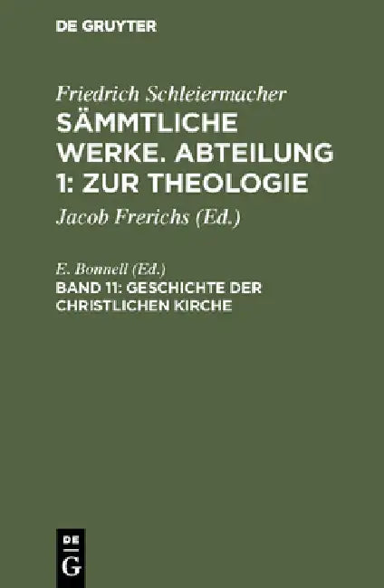 Geschichte der christlichen Kirche by E. Bonnell