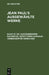 Dr. Katzenbergers Badereise; nebst einer Auswahl verbesserter Werkchen by Jean Paul