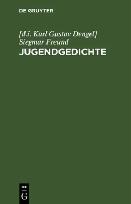Jugendgedichte by Siegmar Freund