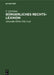 Bürgerliches Rechts-Lexikon: (Nach Dem Bürgerlichen Gesetzbuch, Dem Handelsgesetzbuch Und Sonstigen Reichs- Und Landesgesetzen) by E. Christiani, Alexander Elster, Hugo Hoormann