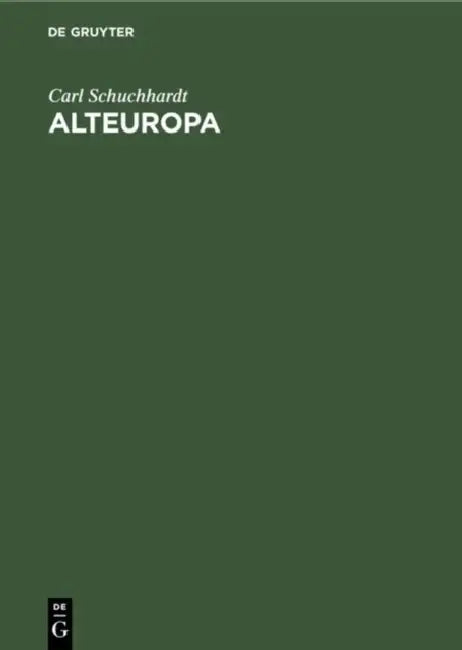 Alteuropa by Carl Schuchhardt