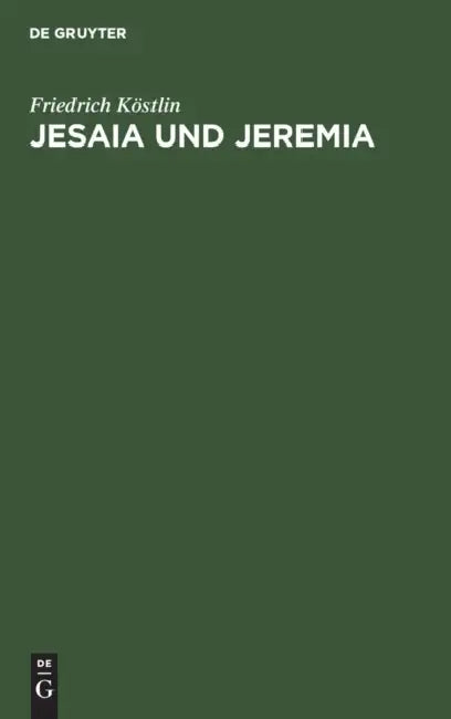 Jesaia und Jeremia by Friedrich Köstlin