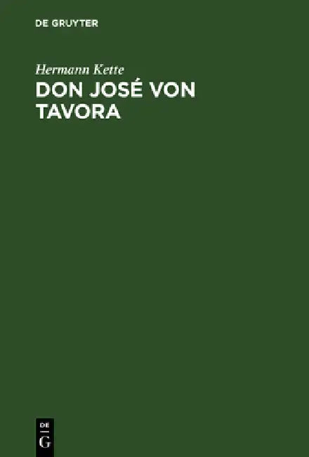 Don José von Tavora by Hermann Kette