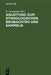 Anleitung Zum Ethnologischen Beobachten Und Sammeln by B. Ankermann