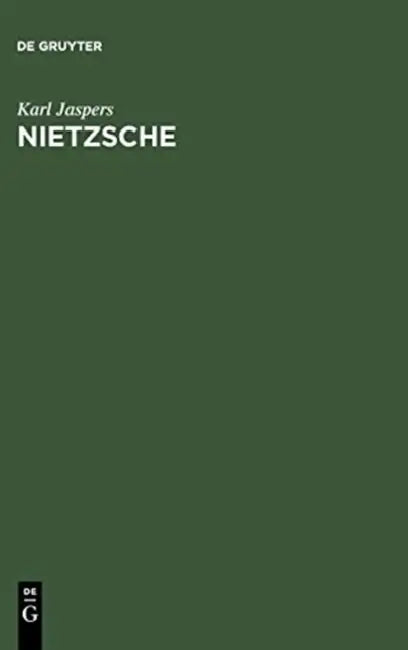Nietzsche: Einführung in Das Verständnis Seines Philosophierens by Karl Jaspers