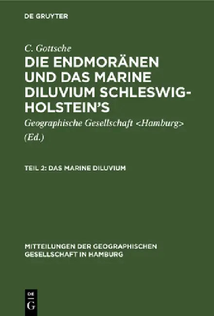 Das Marine Diluvium by Geographische Gesellschaft, C. Gottsche