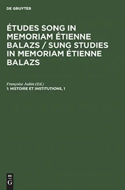Histoire et institutions, 1 by Françoise Aubin