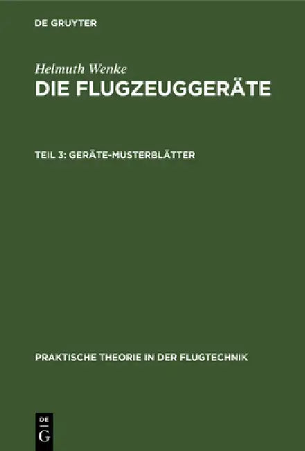 Geräte-Musterblätter by Helmuth Wenke