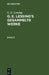 G. E. Lessing: G. E. Lessing's Gesammelte Werke. Band 5 by G. E. Lessing