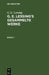 G. E. Lessing: G. E. Lessing's Gesammelte Werke. Band 1 by G. E. Lessing