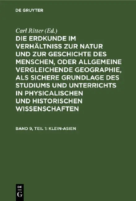 Klein-Asien by Carl Ritter