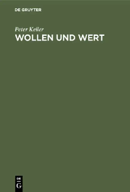 Wollen und Wert by Peter Keiler, Klaus Holzkamp