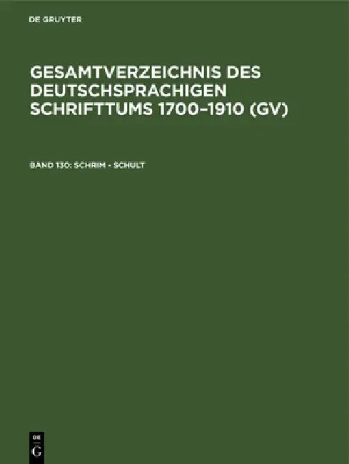 Schrim - Schult by Hilmar Schmuck, Willi Gorzny, Peter Geils