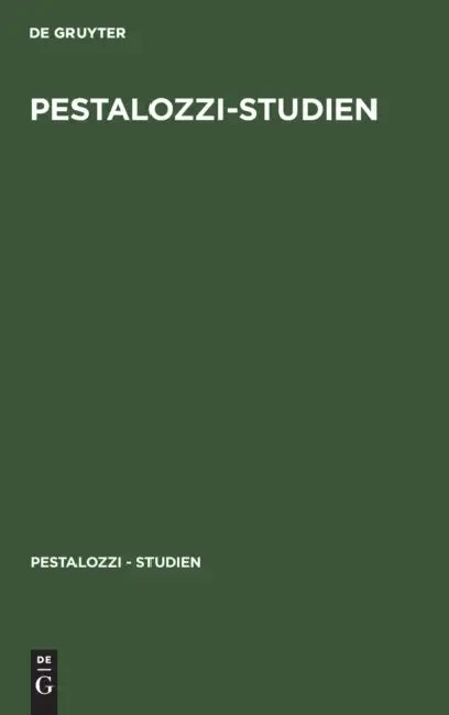 Pestalozzi-Studien by Artur Buchenau