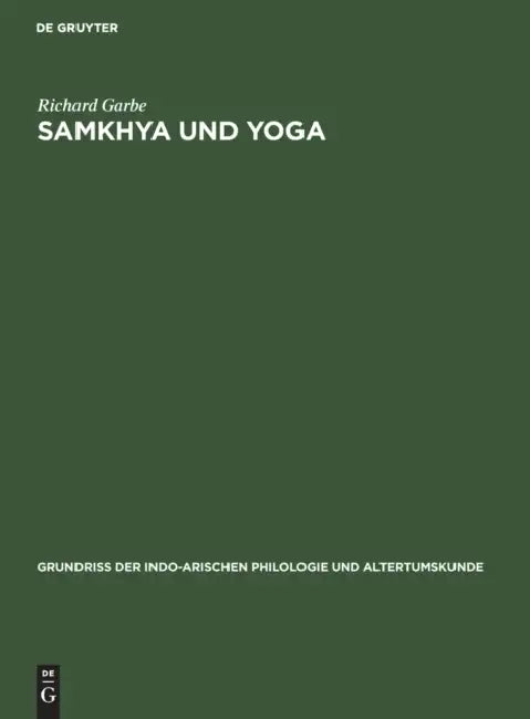 Samkhya Und Yoga by Richard Garbe