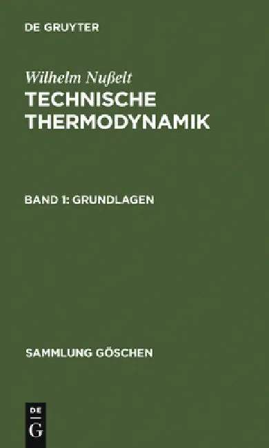 Grundlagen by Wilhelm Nußelt